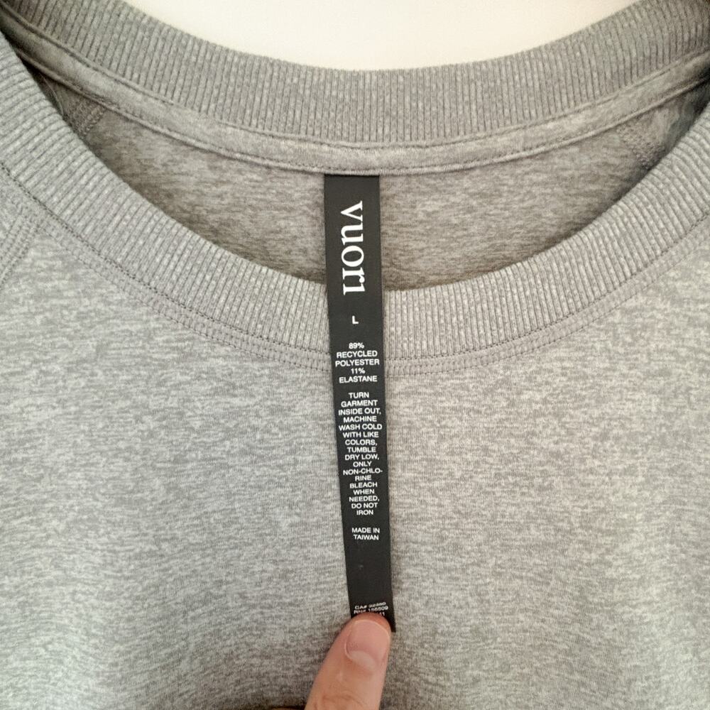 Vuori Women’s Grey Pullover, Brand New, Size L - Picture 3 of 6